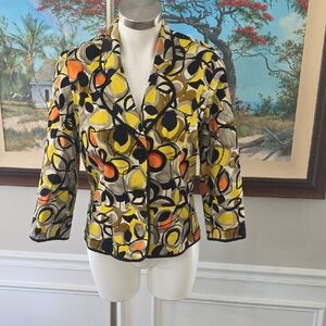 Vibrant Abstract Women's Blazer